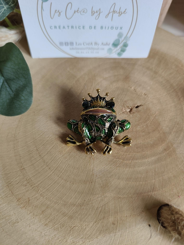 BROCHE GRENOUILLE GOLF/VERT 0000664