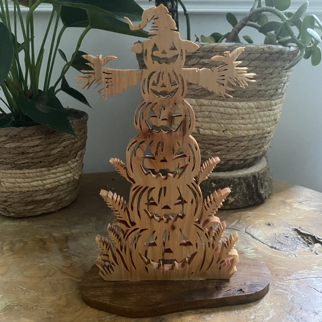 Épouvantail citrouille 