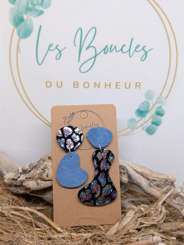 Boucles d&#039;oreilles Les jumelles ju009