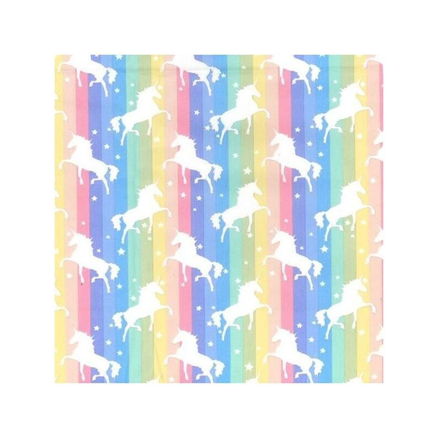 Rose and Hubble Pastel Unicorns Cotton Poplin 300