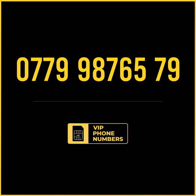 0779 98765 79 - VIP Gold Phone Number 