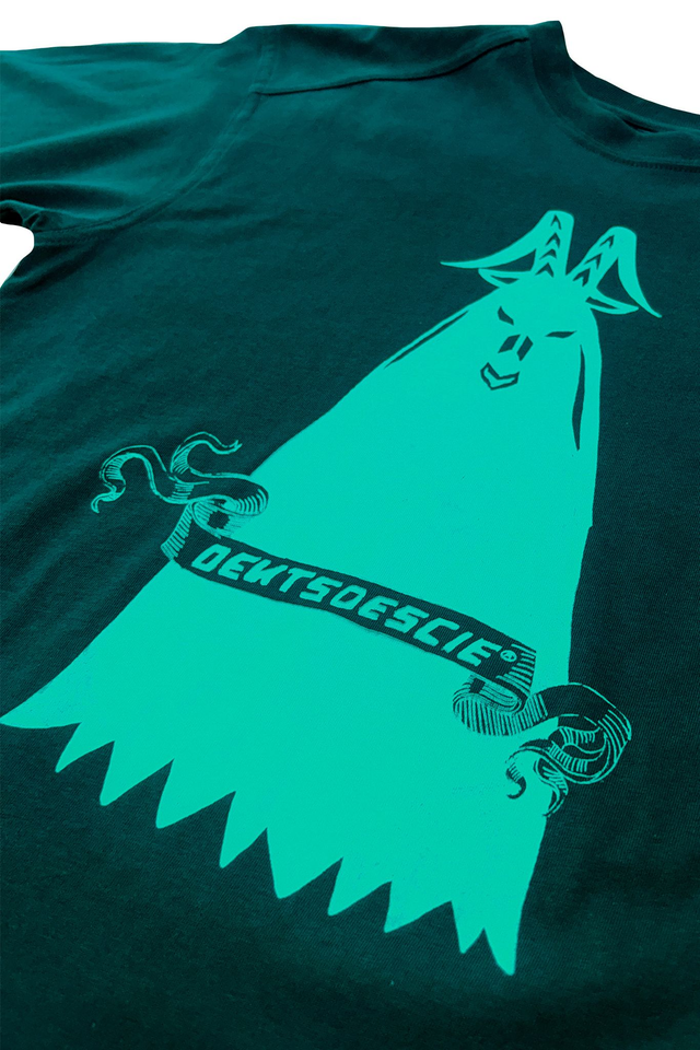 Dents de Scie® Geoffrey le bouc Tee-shirt vert