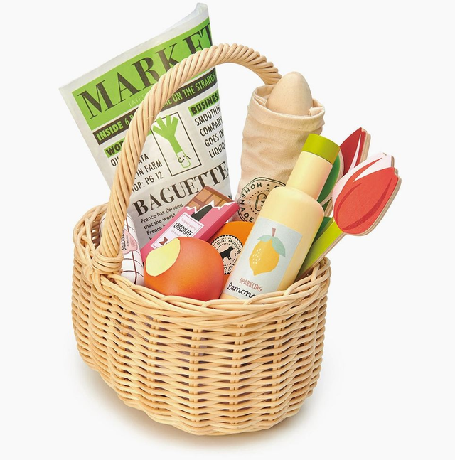 Wicker Shopping Basket