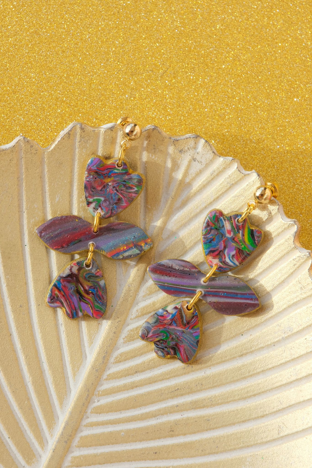 FUGITIVES - boucles d'oreilles #11