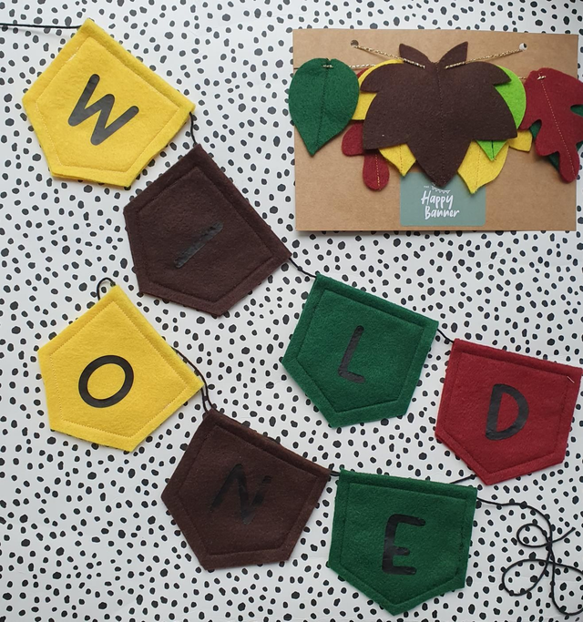 &#039;Wild One&#039; Felt Banner