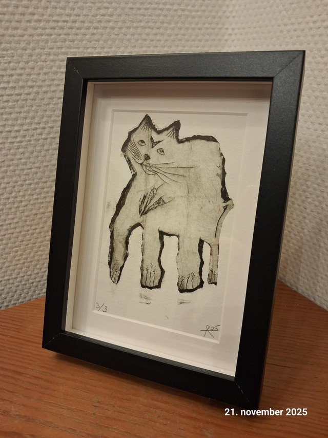 Estampe originale - Chat Noir ✨️🐾