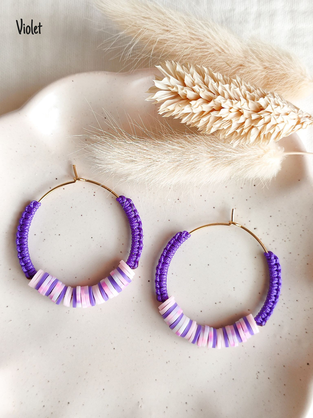 Boucles d'oreilles "HEISHI" - Doré