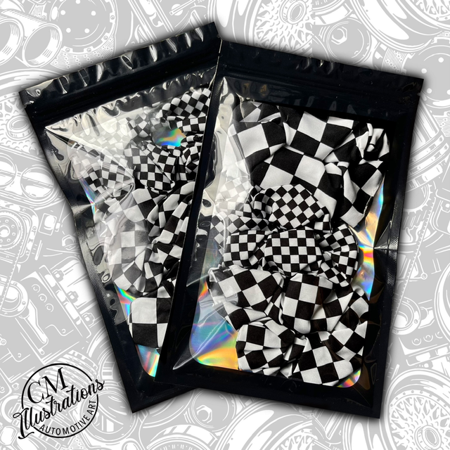 Raceway Scrunchies 3 pack 