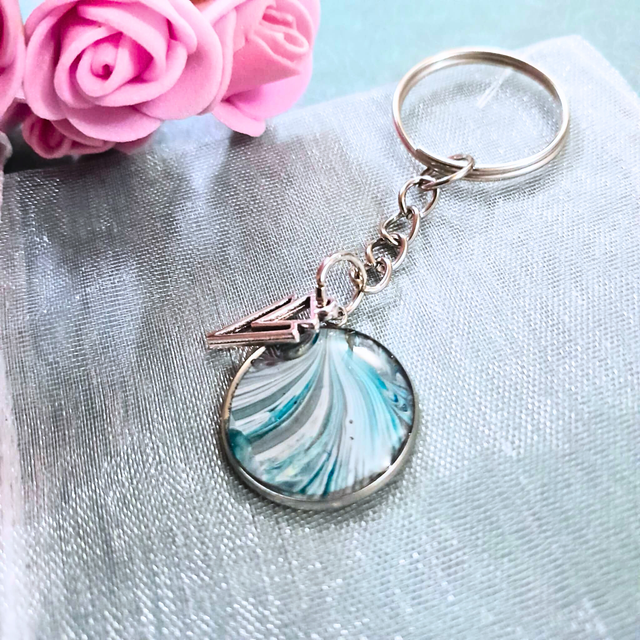 SPIRALE CELTIQUE - Porte-clés - métal argenté 20mm