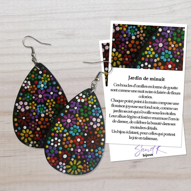 Boucles d'oreilles Flowers