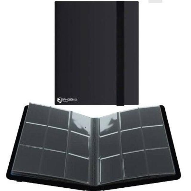Phoenix Shield - Portfolio - A4 - 9 Cases - Basic Album - Black - 396 pockets