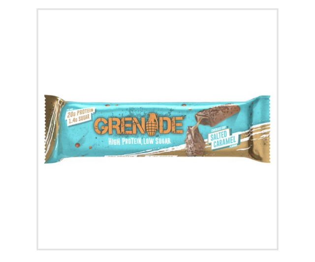 Protein bar, Grenade Chocolate Chip Salted Caramel Flavour 60g