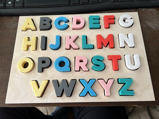 Puzzle Encastrement Alphabet