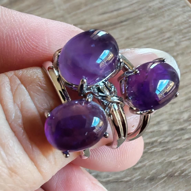 Bague améthyste 