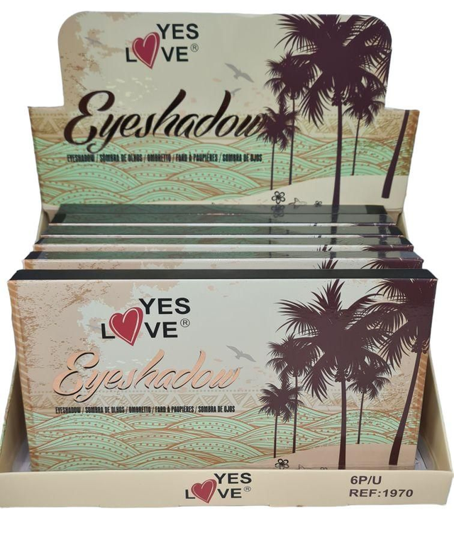 Palette fards à paupières EYESHADOW 18 couleurs YES LOVE