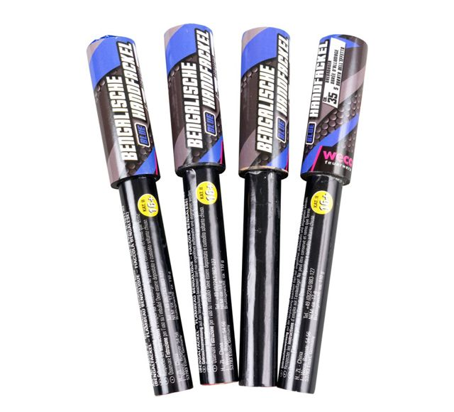 Bengalische Handfackel 4 Stk. Blau 