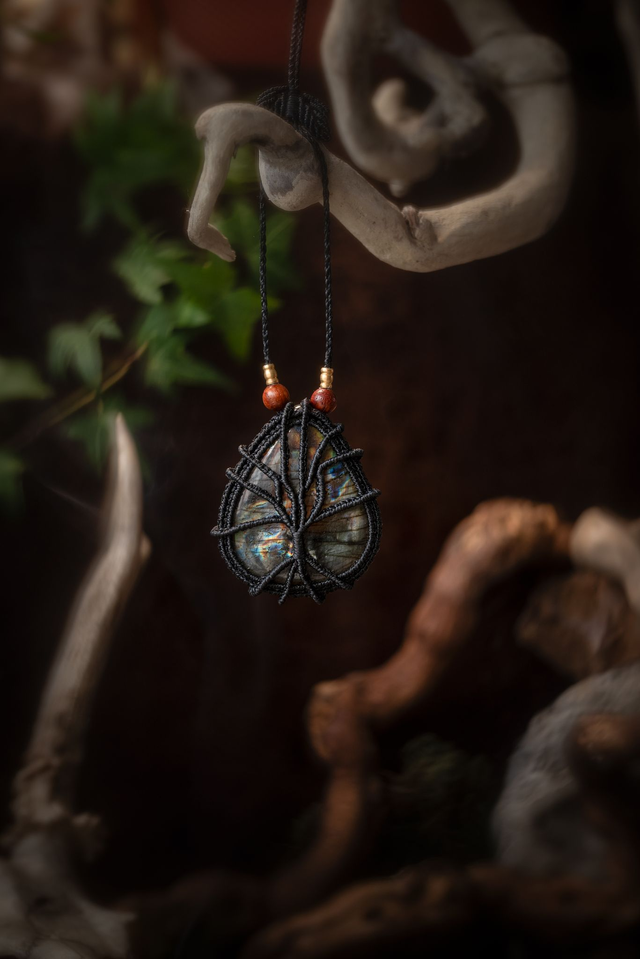 Galadriel - Collier avec labradorite
