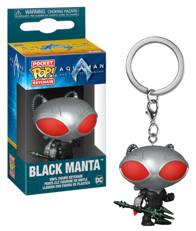 AQUAMAN 2 - Pocket Pop Keychain - Black Manta 🔱