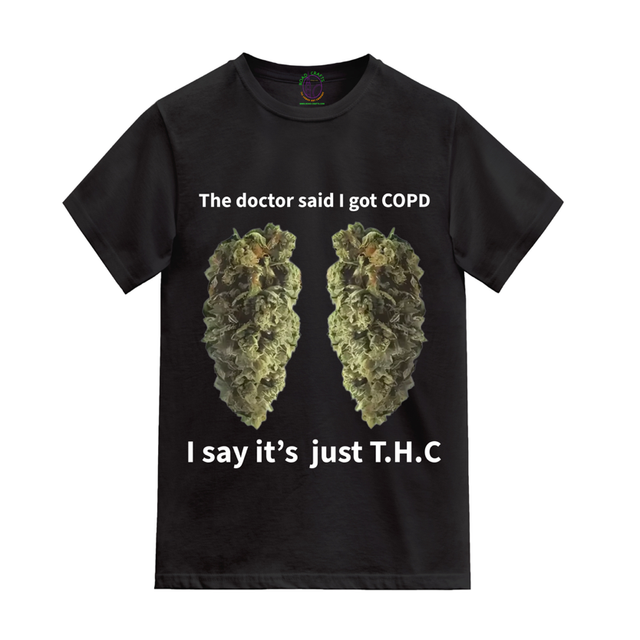 420 bad lung T-shirt