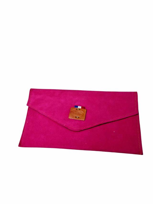 Pochette protège papier - rose velours