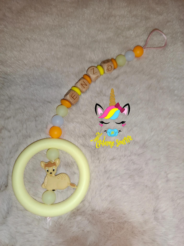 Attache Tétine Dentition Bam