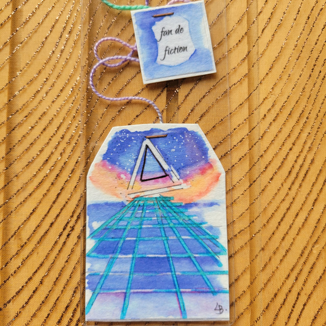 Ensemble de marque-pages "sachets de thé"