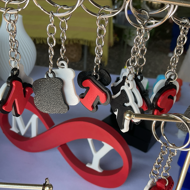 Letter Keyring 