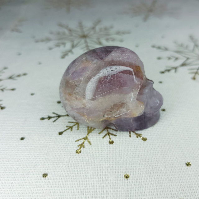 Améthyste Violette / Crâne Sculpté / 64 gr / Grade A