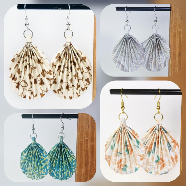 Boucles d'oreilles Licuala - Collection nature