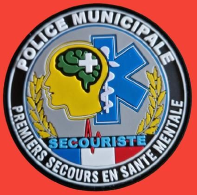 Patch PVC – Police Municipale – 1er Secours Santé Mentale
