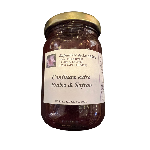 Confiture extra Fraise et safran 230g