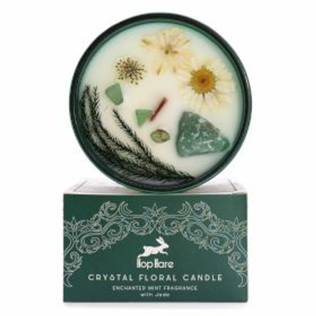 Hop Hare - Crystal Magic Flower Candle