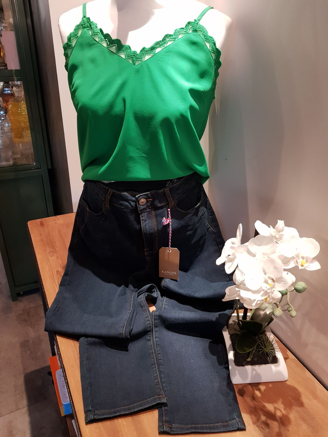 Jean&#039;s slim Kanopé Le Clémentine Fun adventure Bleu stone