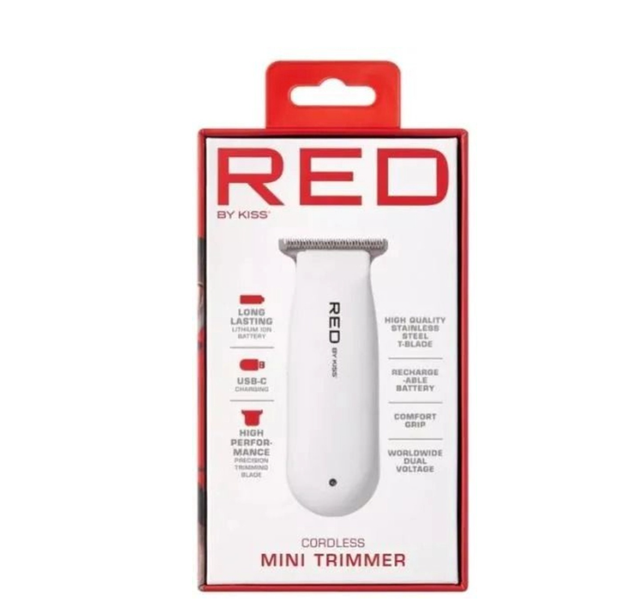 RED BY KISS: CORDLESS USB RECHARGABLE MINI TRIMMER (CT06)