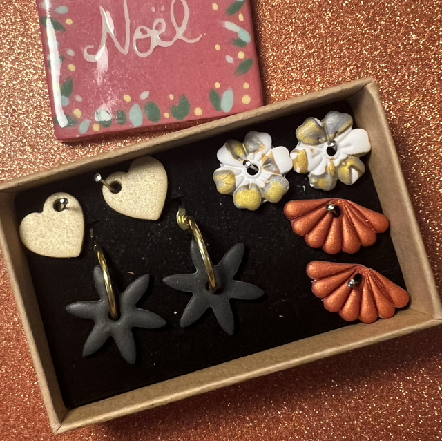 Coffret boucles d’oreilles - Édition Noël 