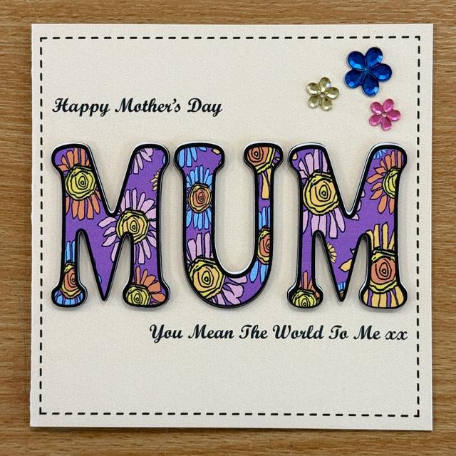 Handmade Mother's Day Card