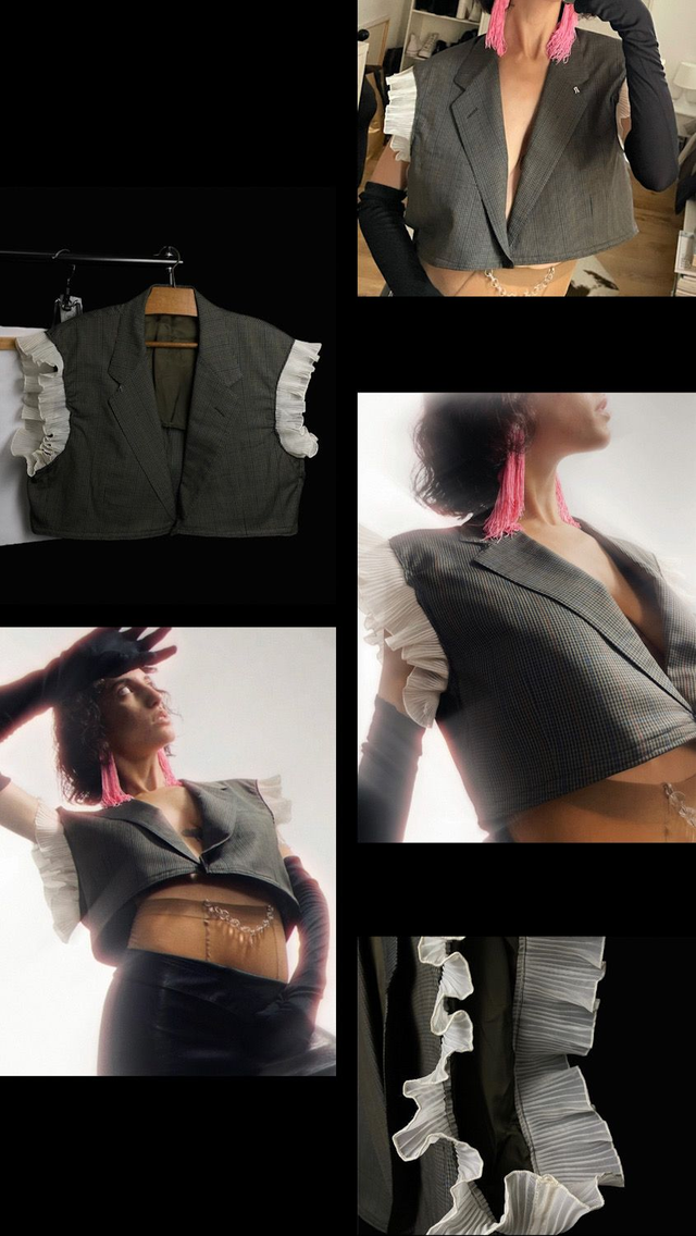 Blazer Upcycled - Albert(e) - L