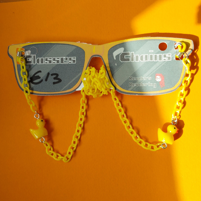 Yellow  - Duck - Glasses Chains  [GCH-SLO-Y-DK]