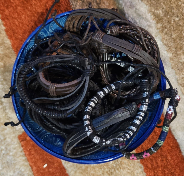 Faux Leather Bracelets 