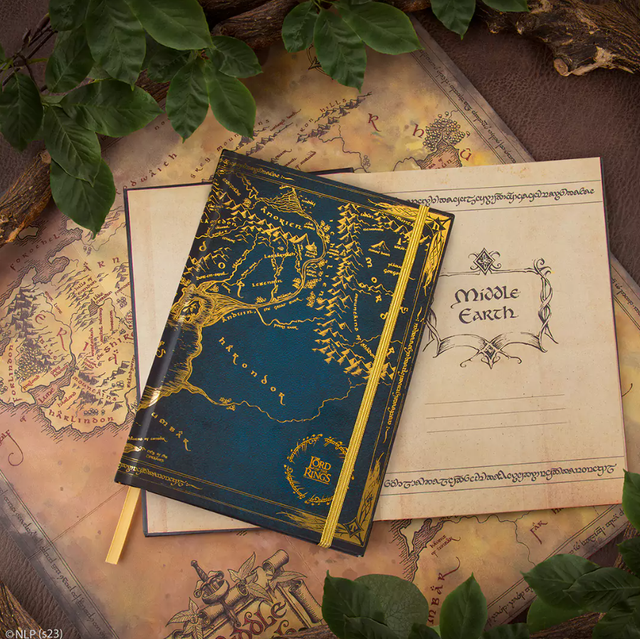 Carnet rigide Carte de la Terre du Milieu - Le Seigneur des Anneaux