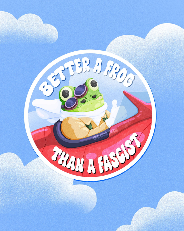 Sticker Better a Frog