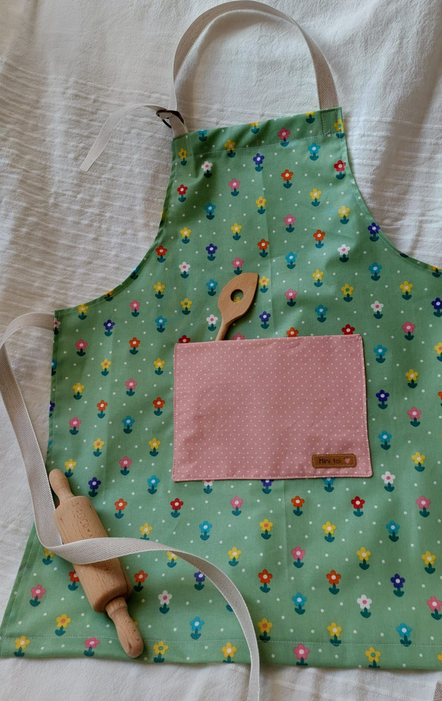 Tablier enfant &quot;jardin de fleurs&quot;