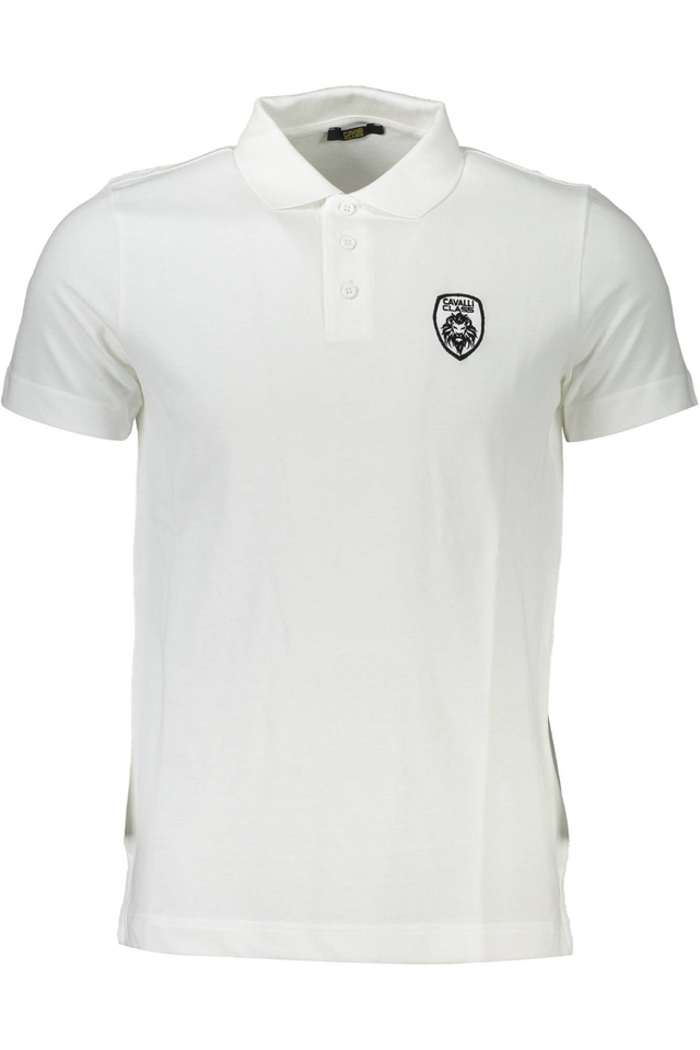 CAVALLI CLASS POLO MANICHE CORTE UOMO BIANCO