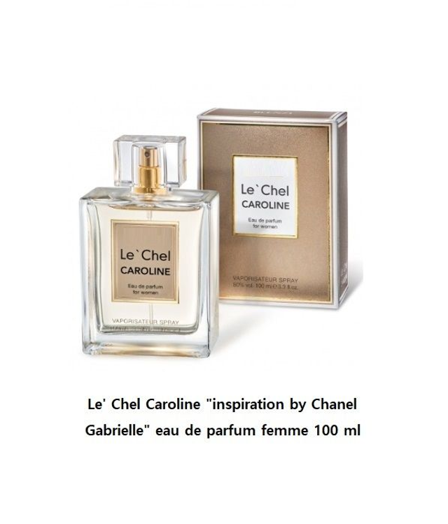 Le' Chel Caroline " inspiration by Chanel Gabrielle " eau de parfum  femme 100 ml
