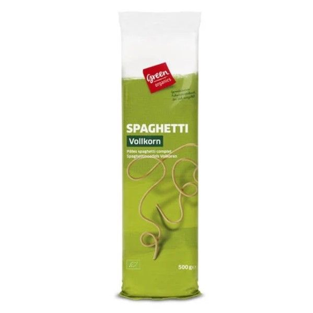 Green Spaghetti Vollkorn, 500g Packung
