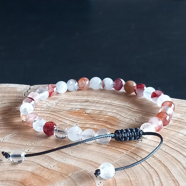 Bracelet ajustable en Quartz hématoïde