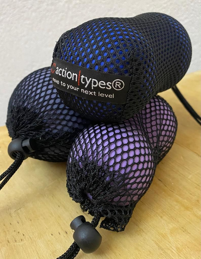 Set de 3 x 2 balles ActionTypes