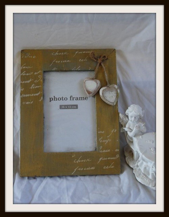 Cadre photo &quot; un amour éternel &quot; 16x 15 cm