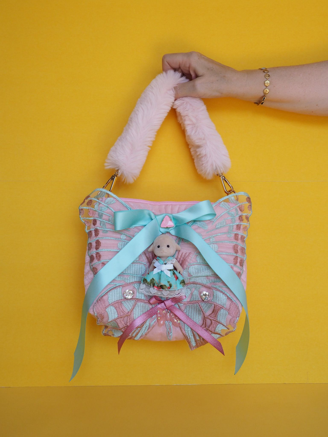 Greta Butterfly Sheep Mini Sweetheart Handbag