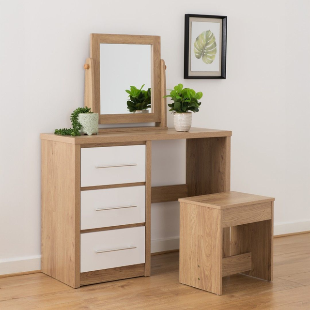 Seville 3 Drawer Dressing Table Set